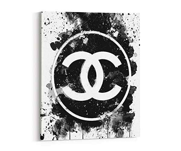 Dripping Black Logo - Amazon.com: Wall Art Poster Print - COCO CHANEL- FASHION- Chanel ...