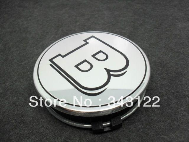 B Car Logo - Silver B logo Wheel Center Caps Emblem For Mercedes Benz benz logo B ...