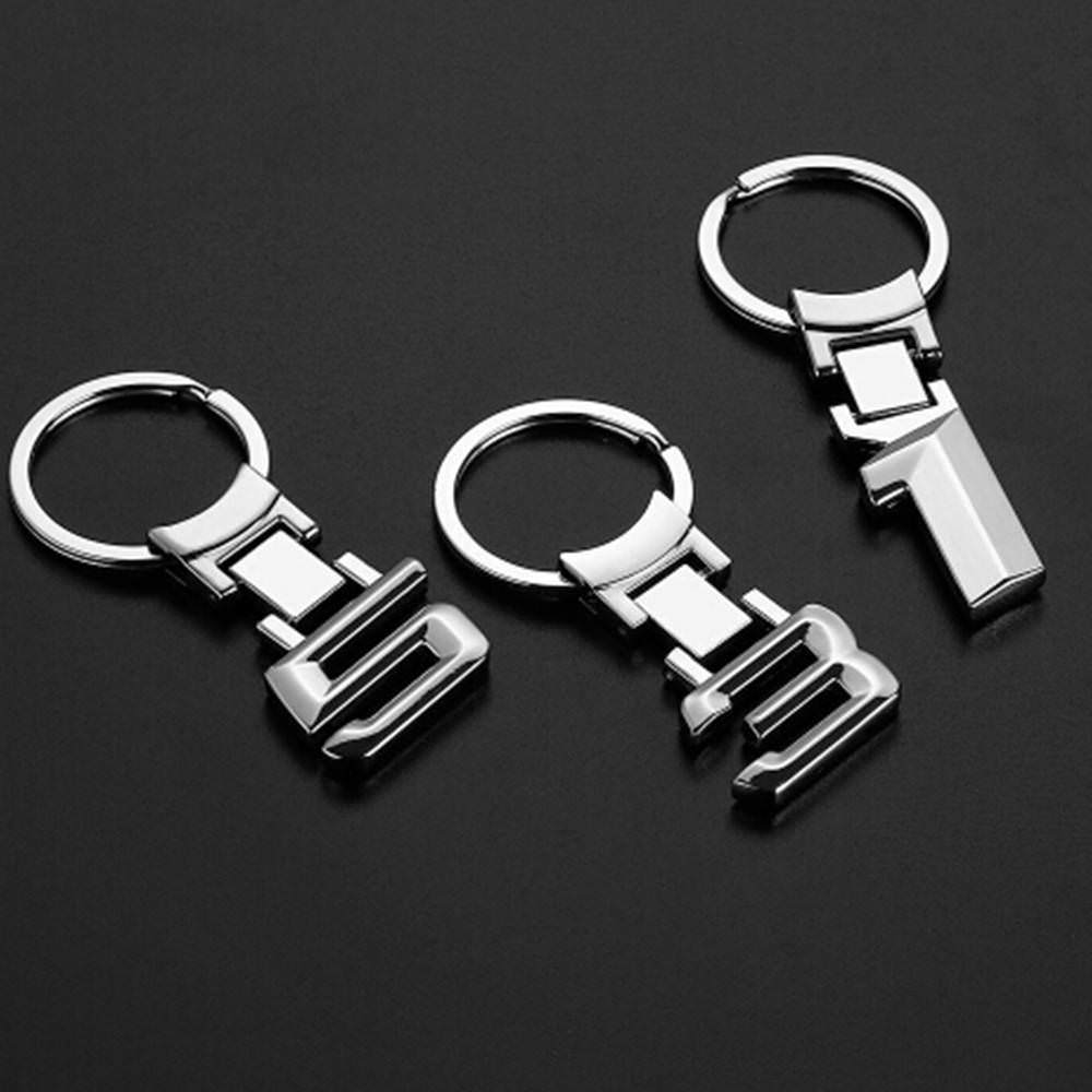 B Car Logo - Fashion Zinc Alloy Car Logo Keychain Keyring 1 3 5 6 7 X Key Holder ...