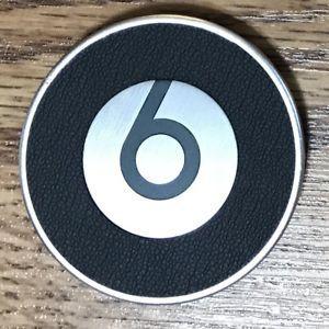 Silver Beats Logo - Beats by Dre Executive Right Outside Logo Cover Repair Part Black ...