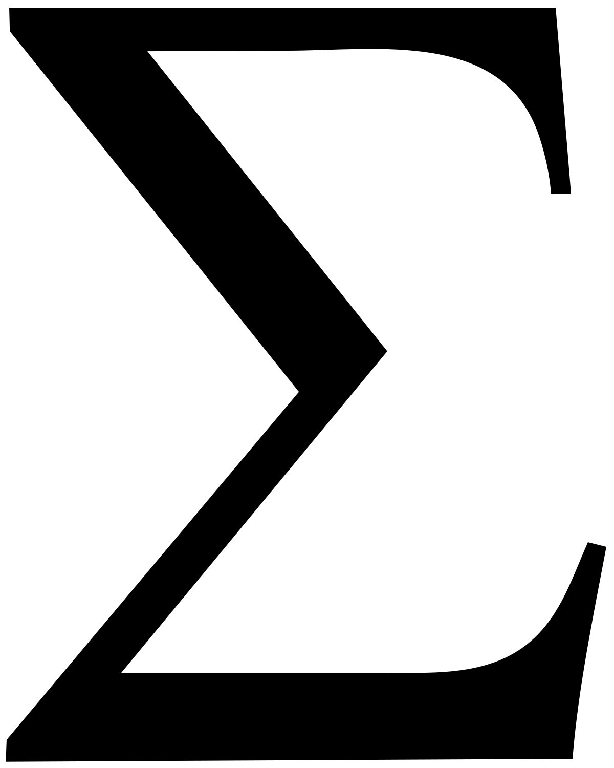 Summation Logo - Σ - Wiktionary