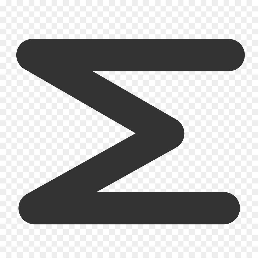 Summation Logo - Summation Sigma Mathematics Symbol Clip art png download