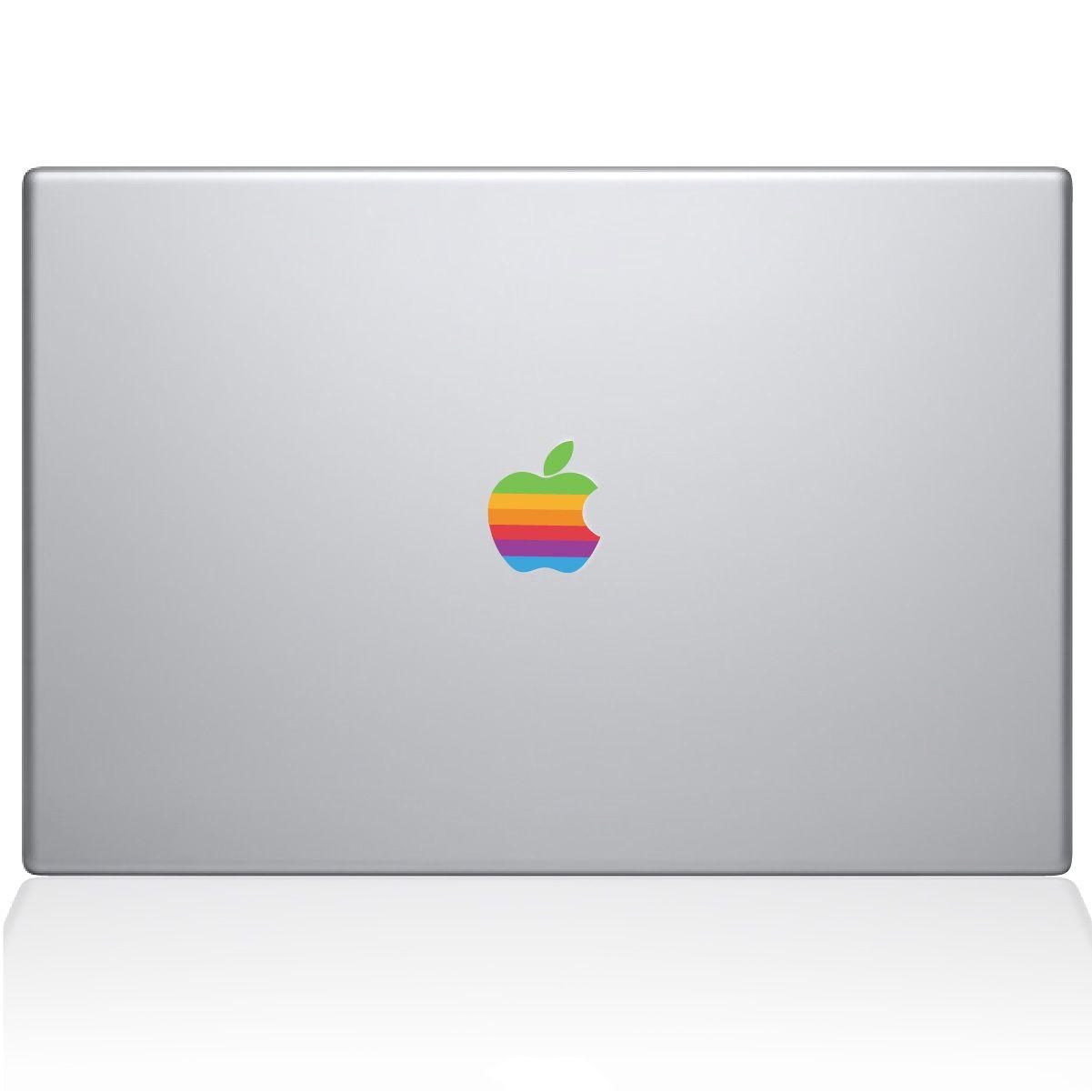 Silver Beats Logo - Retro Apple logo decal | Macbook Decals | The Decal Guru