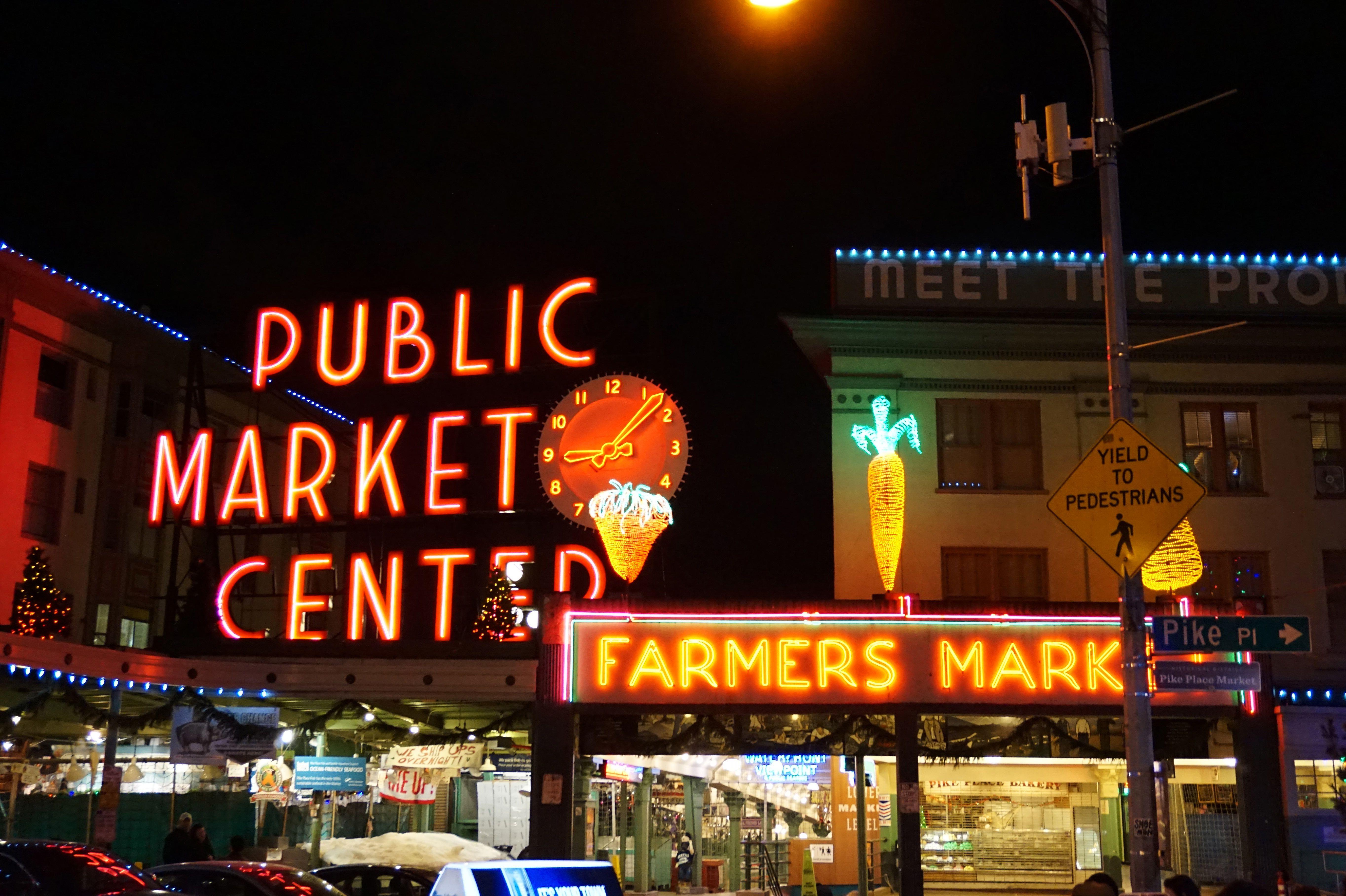 Pike Place Market Logo - A food tour of Seattle: the city's best eats