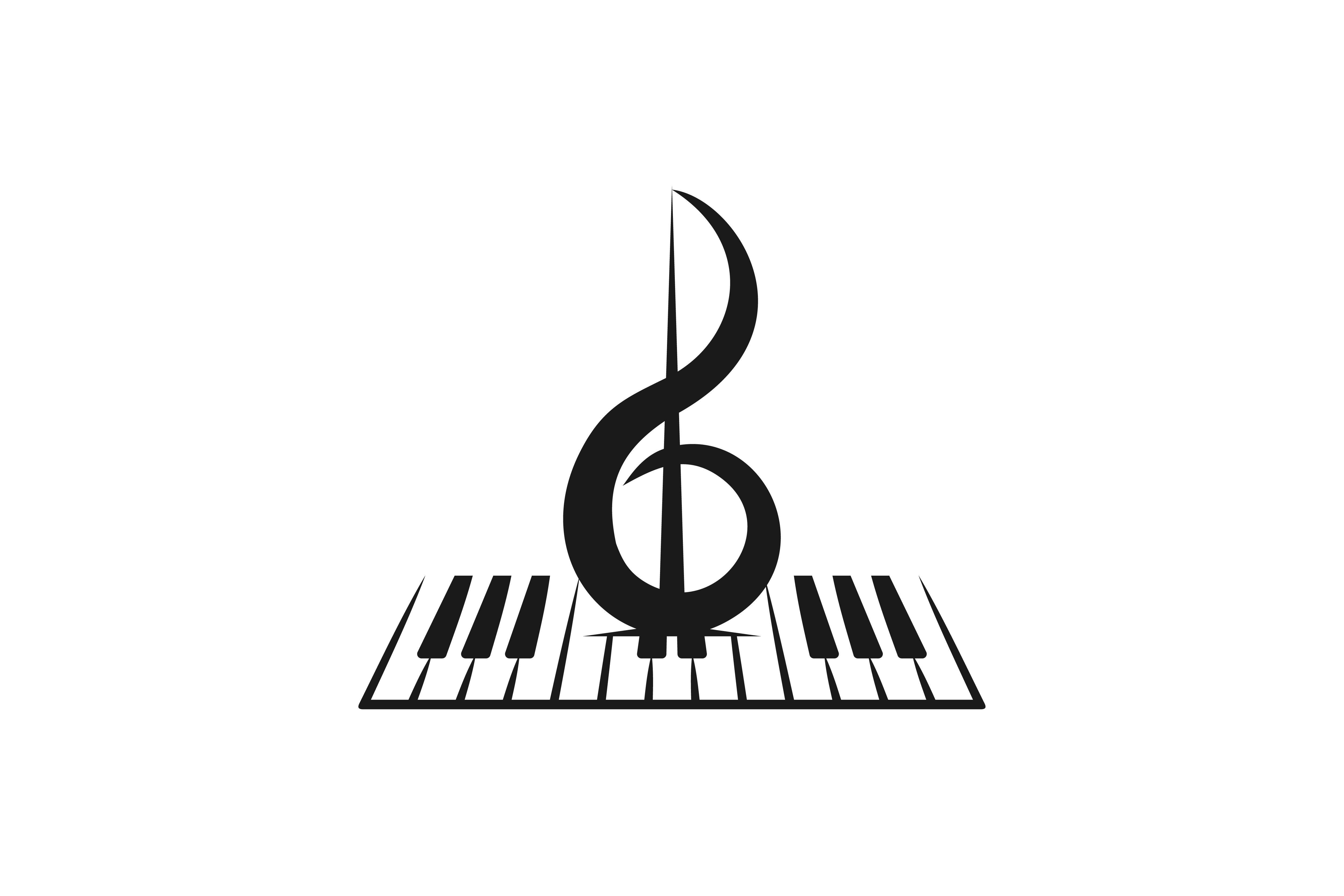 Piano Logo - Piano logo Graphic by yahyaanasatokillah - Creative Fabrica