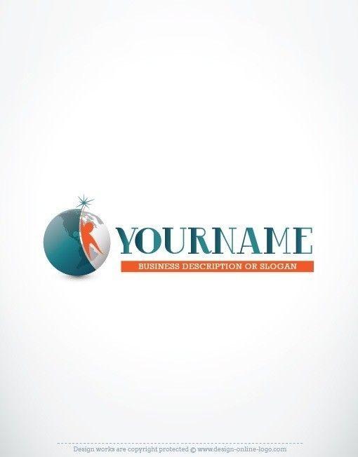 Star Globe Logo - Exclusive Design: Human Globe Logo + Compatible FREE Business Card ...