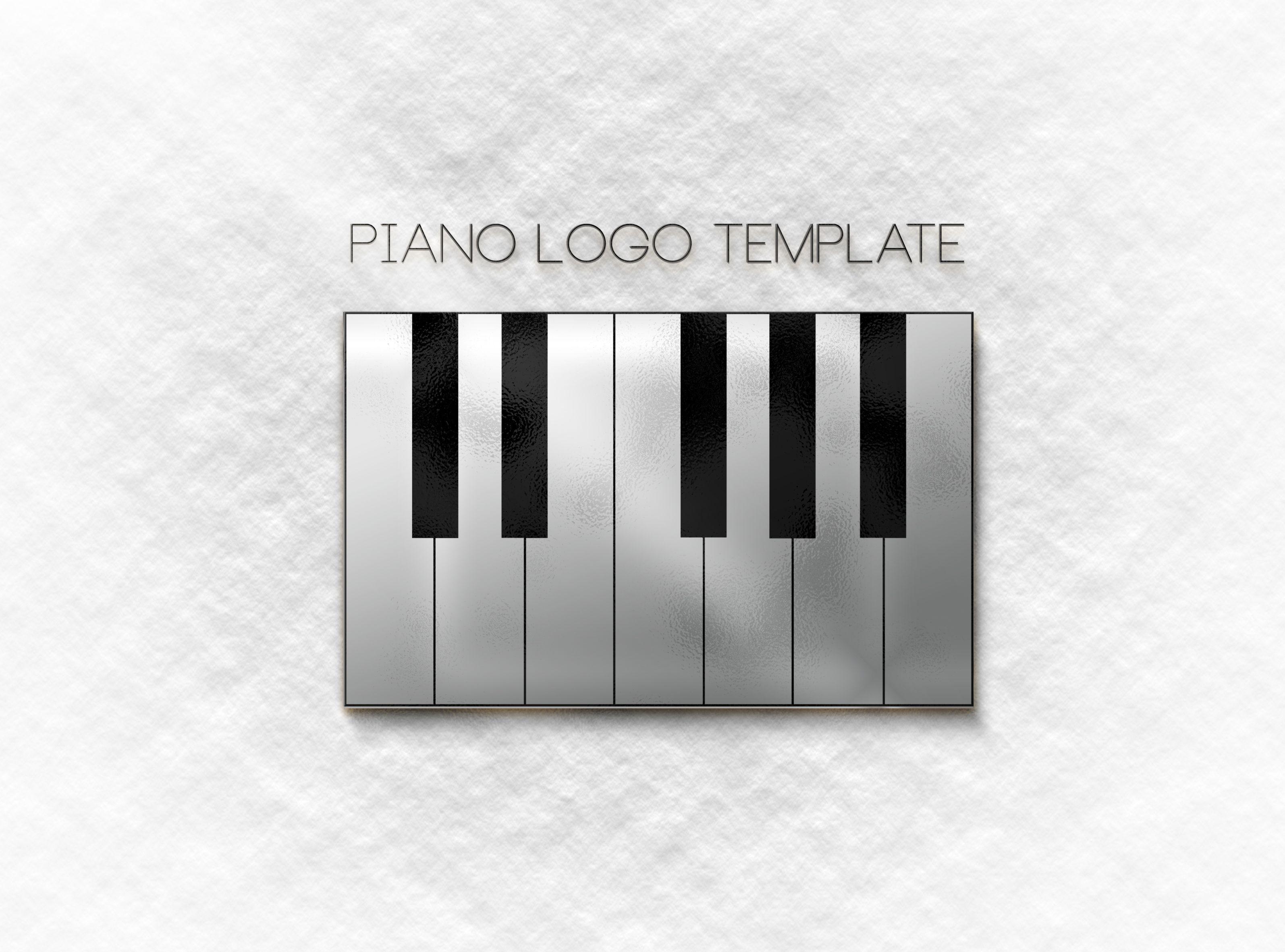Piano Logo - Piano logo template
