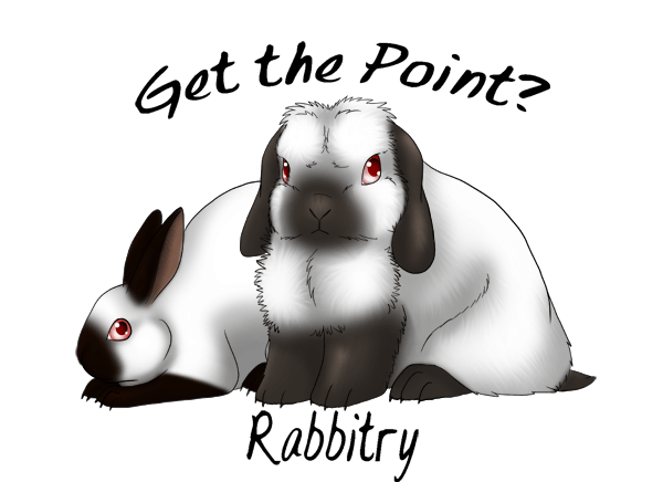 Rabbitry Logo - Get the Point? Rabbitry Logo