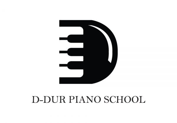 Piano Logo - D Dur Piano School • Premium Logo Design