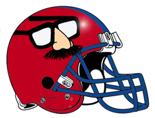Funny Football Helmet Logo - Wally D. Fantasy Football & Symbols Football Helmets