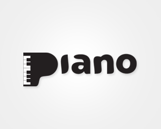 Piano Logo - Piano Designed by mightycreation | BrandCrowd