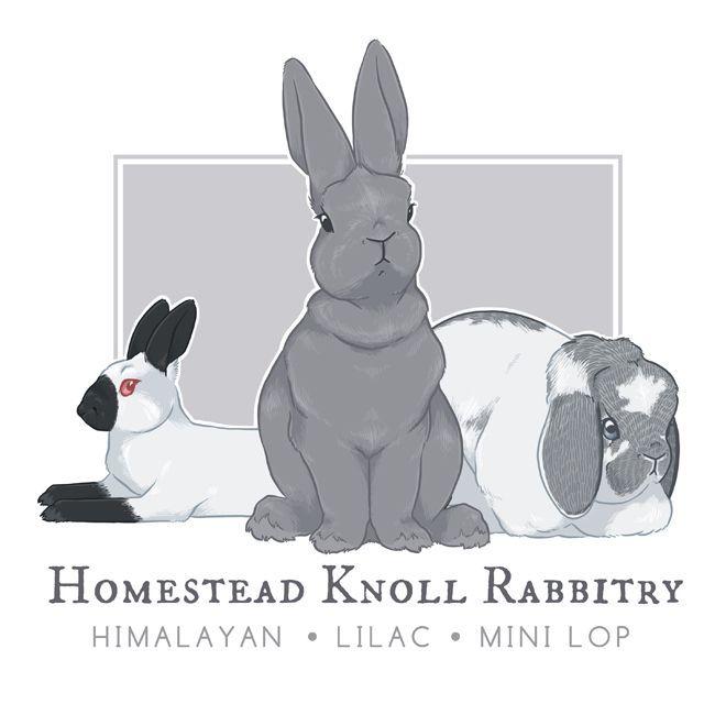 Homesteader Logo - Homestead Knoll Rabbitry Logo >> conkberry #homestead #homesteading ...