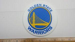Golden Basketball Logo - Golden State Warriors 3D Basketball Logo - Emblem, Ornament or ...