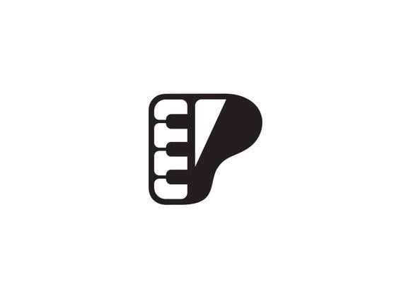 Piano Logo - P for piano: | piano | Piano, Logo design, Logos