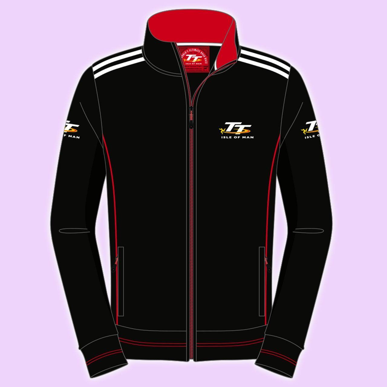 Red White TT Logo - TT BLACK FLEECE - RED/WHITE TRIM 19AF1 | TT FLEECE | TT Shirts ...