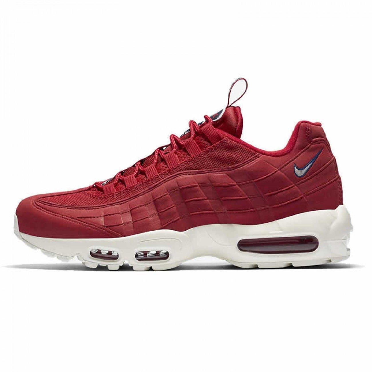 Red White TT Logo - Nike Air Max 95 TT Pull Tab Pack Red White AJ1844-600