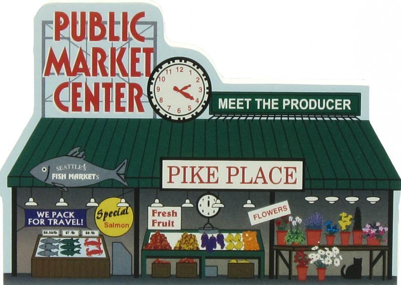 Pike Place Market Logo - Pike Place Market, WA. The Cat's Meow Village