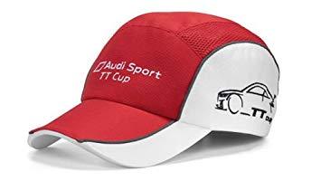 Red White TT Logo - Original Audi sport baseball cap, unisex, team cap, TT cup, red ...