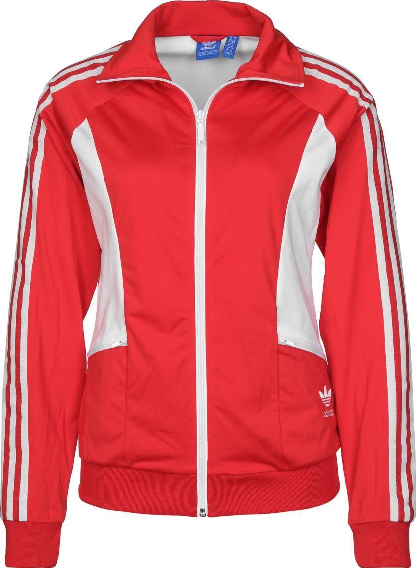 Red White TT Logo - Women Best Seller adidas Sandra 1977 TT W Track Top - Red White ...