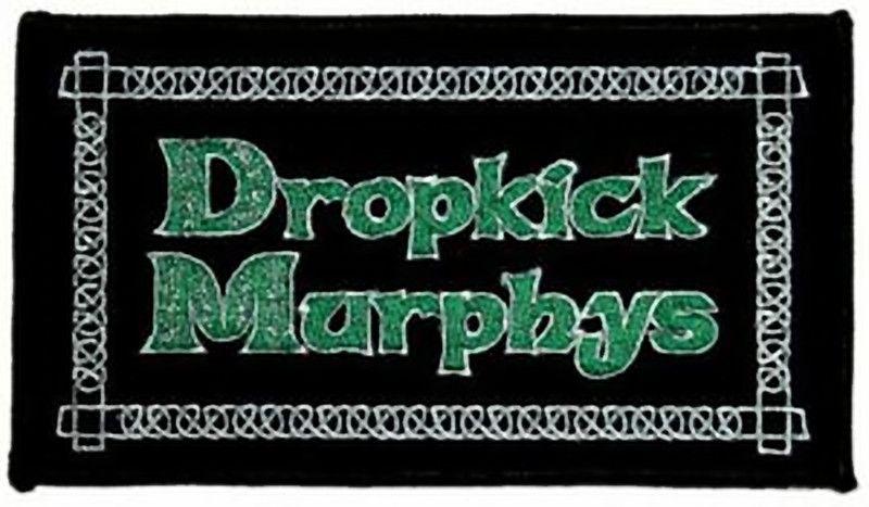 Green Letters Logo - Dropkick Murphys Iron-On Patch Green Letters Logo - Concert Shoppe