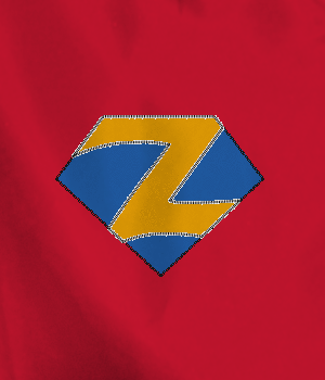 Red and Yellow Z Logo - Z Superhero Capes - Custom Adult and Kids Superhero Capes, Tutus ...