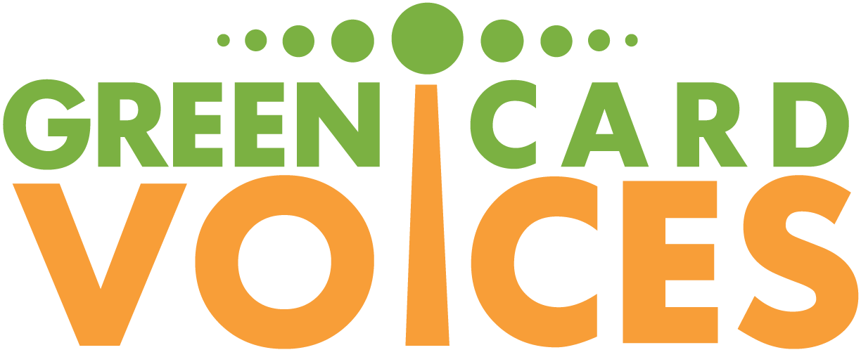 Green Card Logo - Green Card Voices. #UNITECLOUD