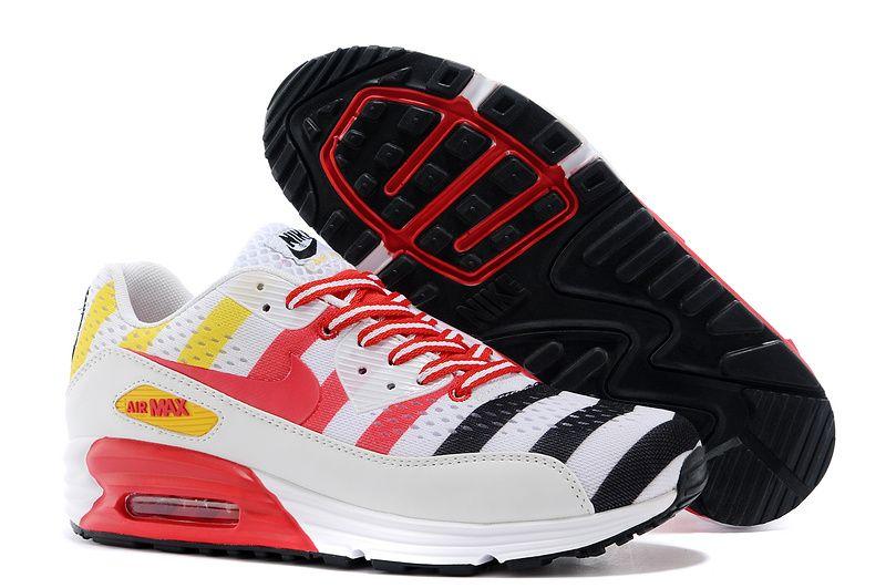 Red and Yellow Z Logo - Nike Air MAX 90 Germany Black Red Yellow Z# ho