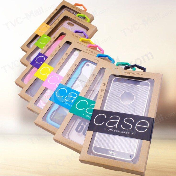 Samsung Cyan Logo - Customized Logo 50Pcs/Set Kraft Paper Box Packing for iPhone ...