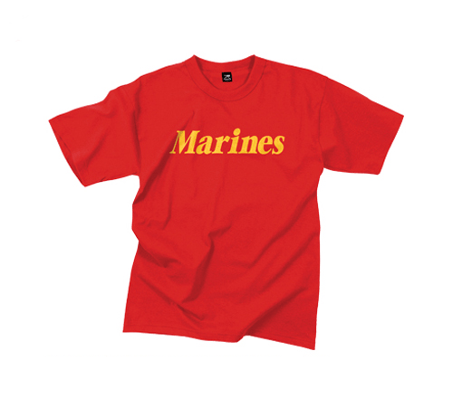 Red and Yellow Z Logo - Z T Shirt: Classic Marines (Yellow On Red)