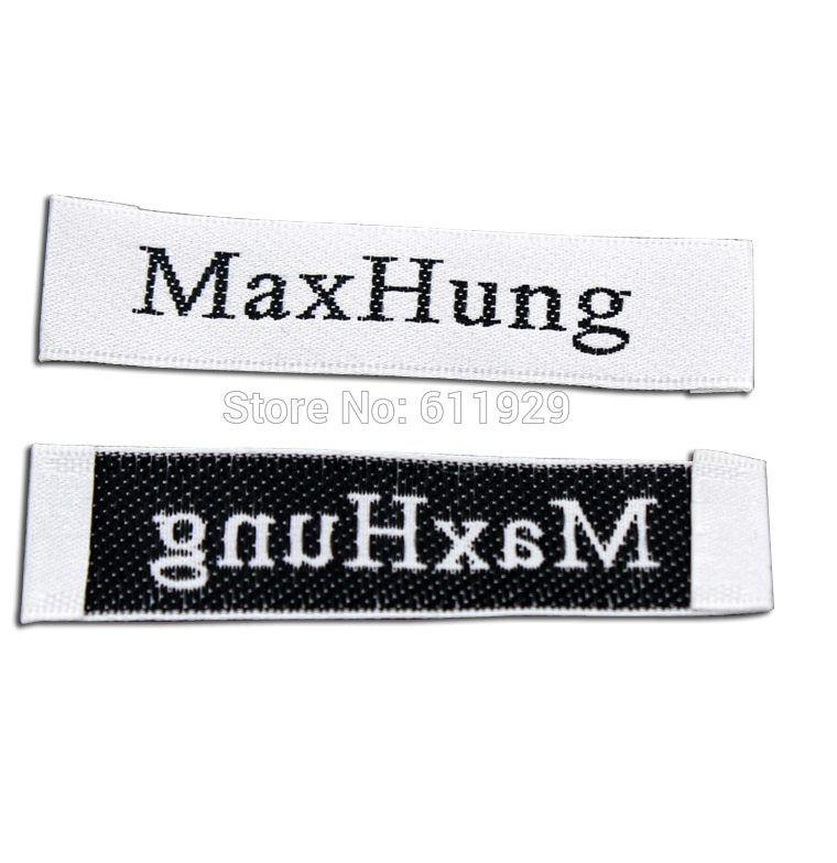 Custom Clothing Logo - free shipping custom clothing woven label/embroidered main labels ...