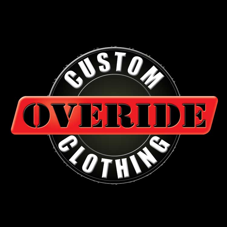 Custom Clothing Logo - Overide Custom Clothing - Shredneck