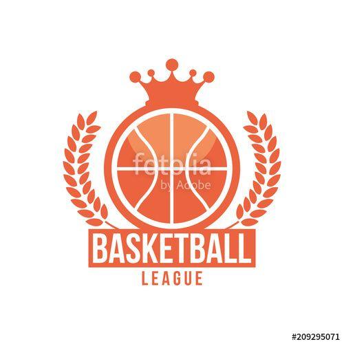 Basketball Crown Logo - Basketball Winner Crown Club Emblem