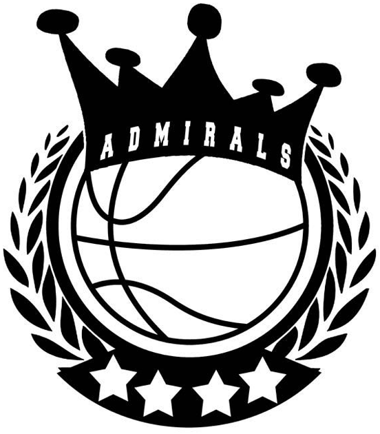 Basketball Crown Logo - Kitsap Admirals Primary Logo - International Basketball League (IBL ...