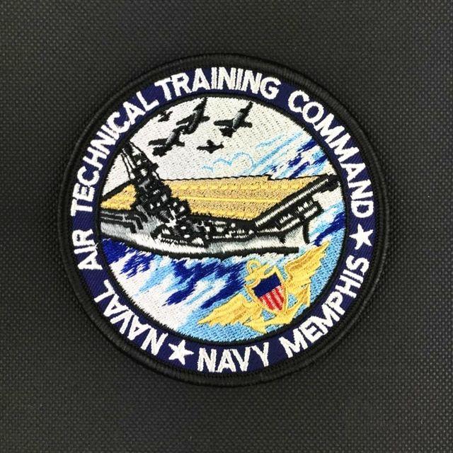 Naval Air Training Command Logo - naval air technical training command patches embroidered navy