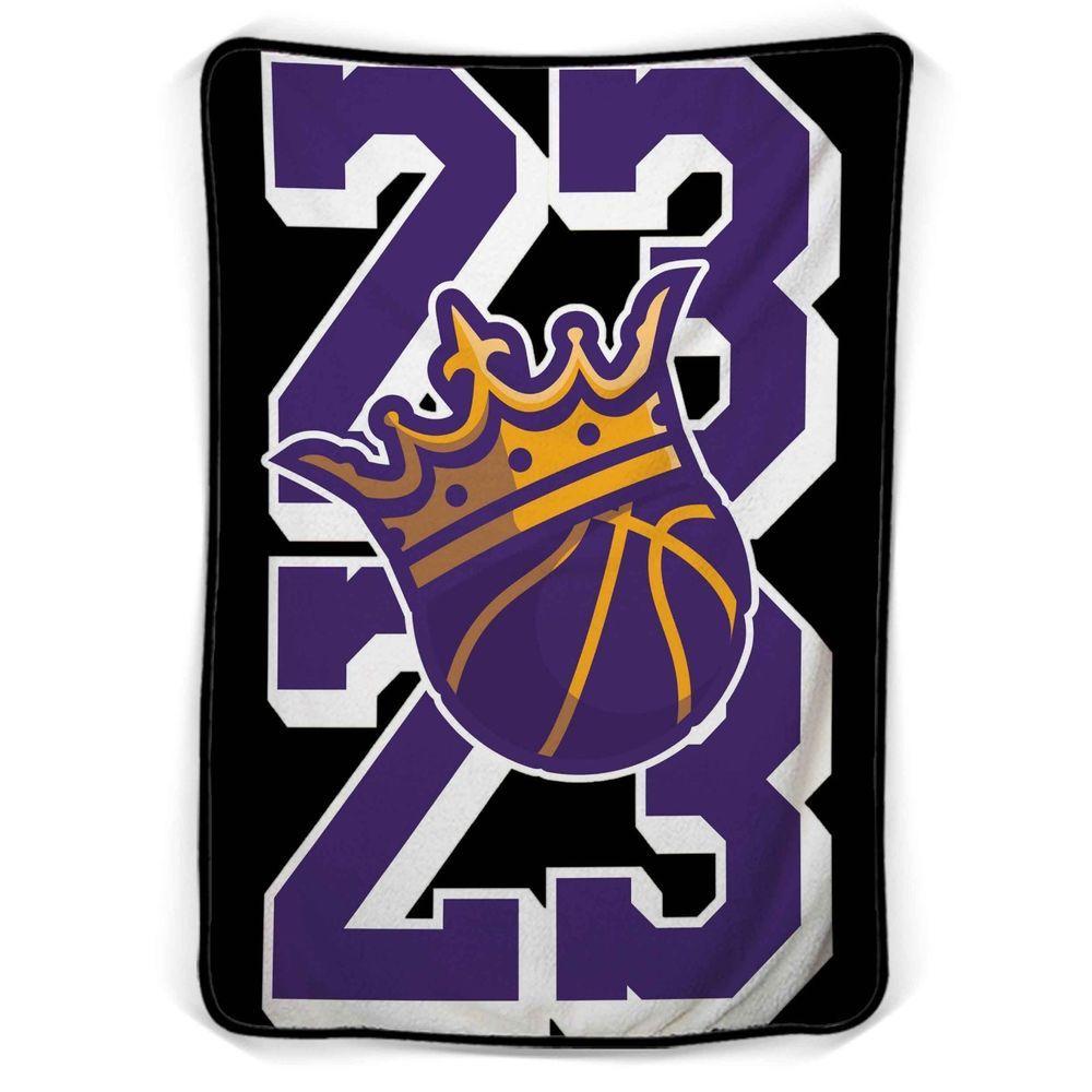 James 23 Logo - 23 Lebron James Lakers Logo Blanket ( 40