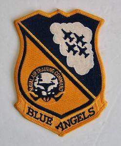 Naval Air Training Command Logo - Vintage NOS Embroidered Patch Blue Angels Naval Air Training Command ...
