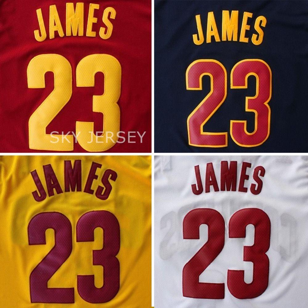James 23 Logo - Aliexpress.com : Buy Cleveland #23 LeBron James Basketball Jerseys ...