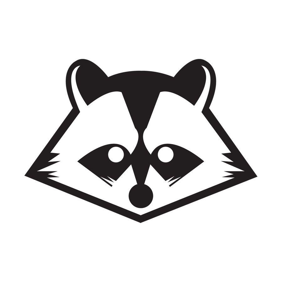 Raccoon Face Logo - Raccon Face | Logo inspiration | Pinterest | Racoon, Logos and ...