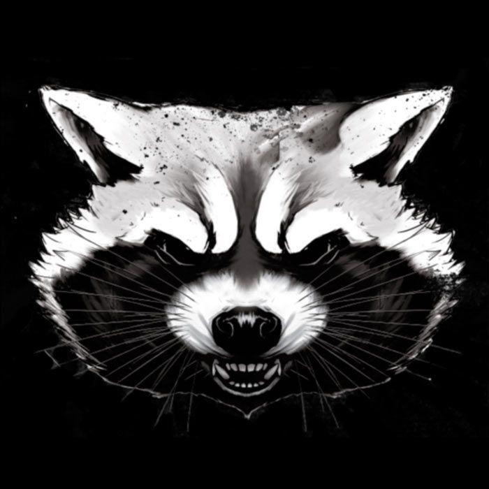 Raccoon Face Logo - Who you callin' a Big Face Raccoon? | ThinkGeek