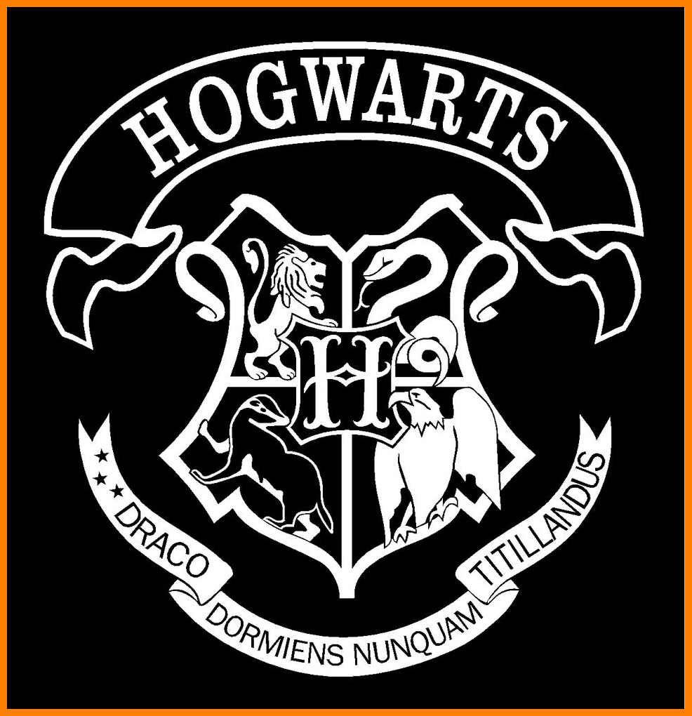 Harry Potter Hogwarts Logo - 11+ hogwarts logo black and white | applicationleter.com | Harry ...
