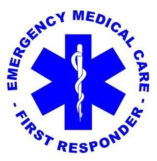 First Responder Logo - First Responder Decal Sticker