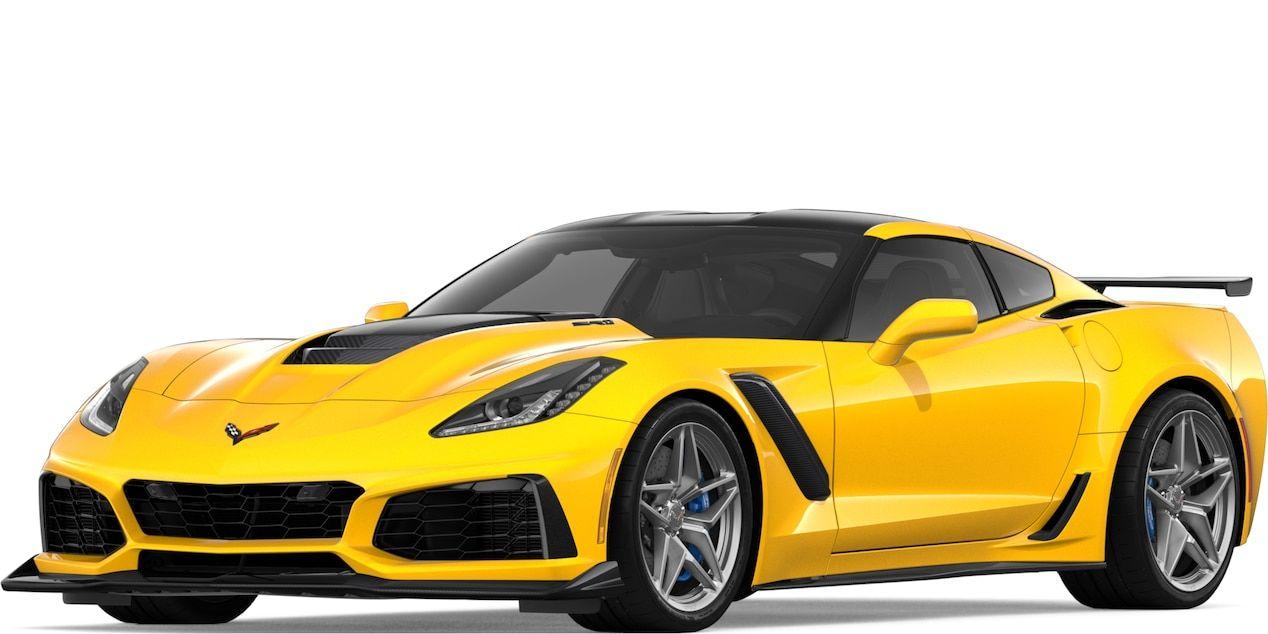 Yellow Corvette Logo - Corvette ZR1 Supercar