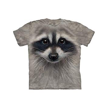 Raccoon Face Logo - The Mountain Children's Raccoon Face Kids Tee T-Shirt: Amazon.co.uk ...