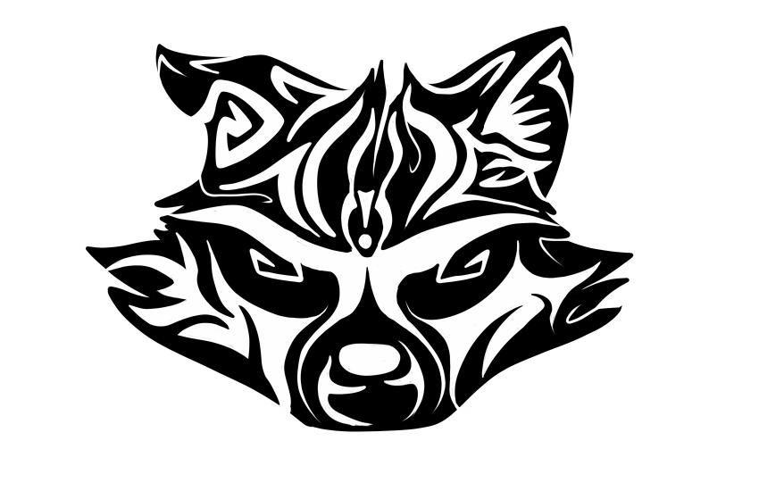 Raccoon Face Logo - logo doodles Drumming raccoon by Adrian-Skunk on DeviantArt