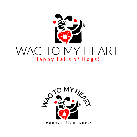 Wag Logo - Design an uplifting logo for Wag To My Heart Photography Blog. Logo