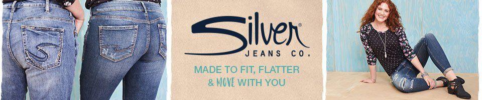 Silver Jeans Logo - Size 24W Silver Jeans Co
