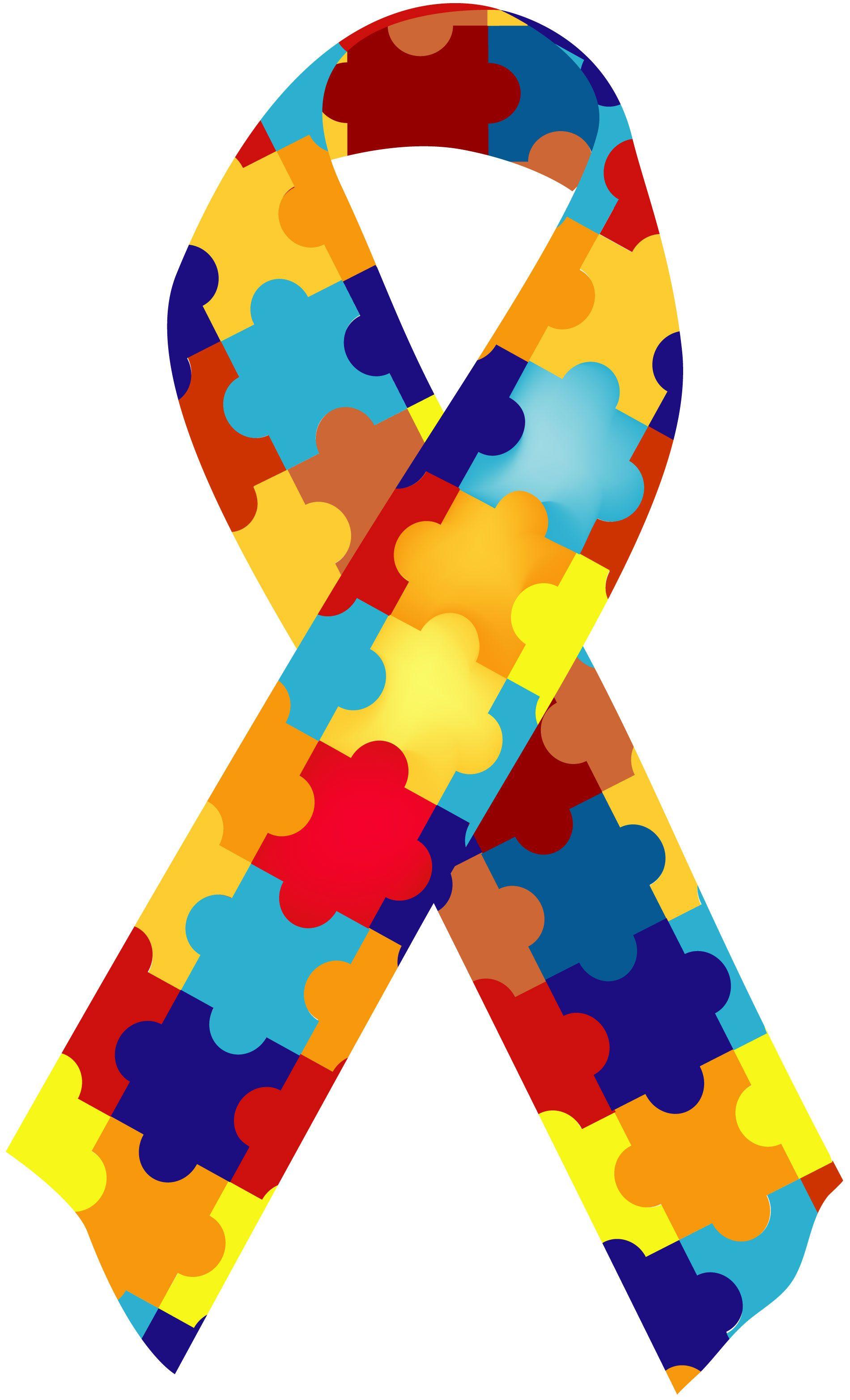 Autism Ribbon Logo - Autism ribbon clip art - RR collections
