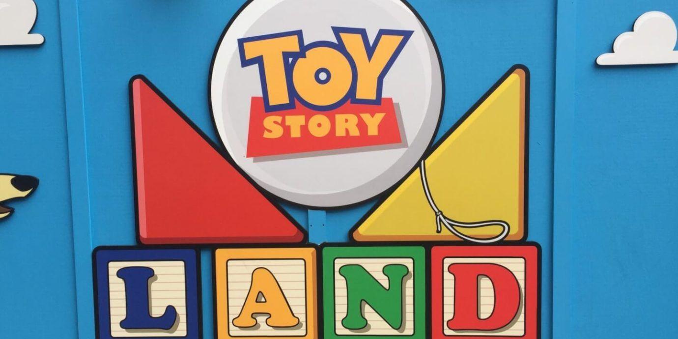 Walt Disney World 2017 Logo - New 'Toy Story Land' art appears with logo on colorful construction ...