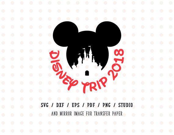 Disney Family 2018 Logo - Disney trip 2018 SVG Disney Family Vacation 2018 Mickey Mouse | Etsy