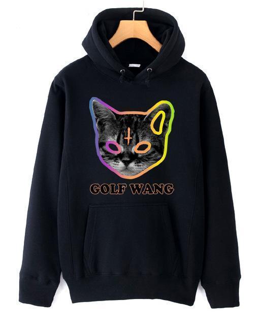 Odd Future Cat Logo - Tron Cat Logo Upside Down Cross Odd Future GolfWang OFWGKTA ...